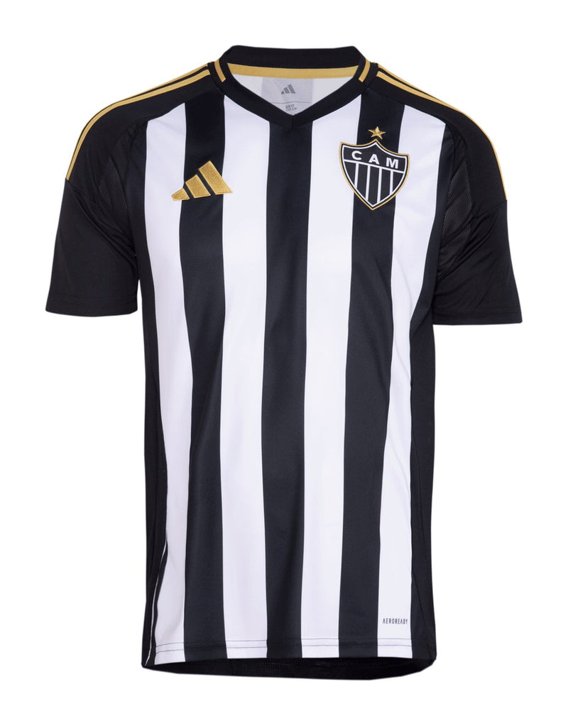 Camisa Atlético Mineiro Home 25/26 - Preta e branca