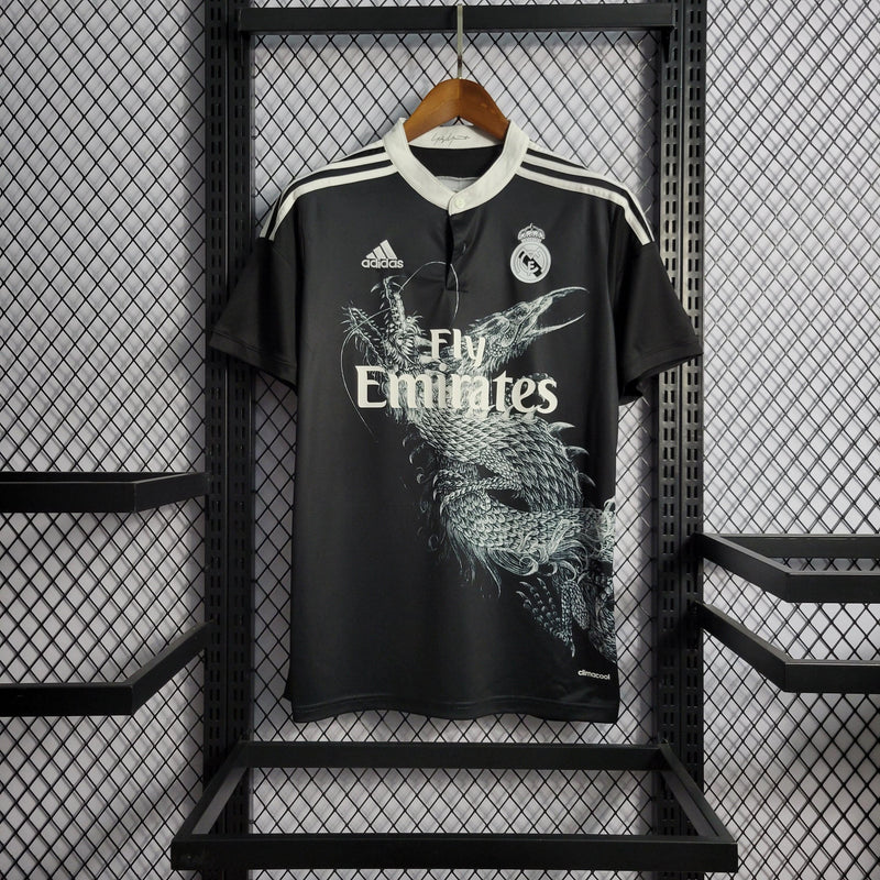 Camisa Real Madrid Third 14/15 Retrô - Preta