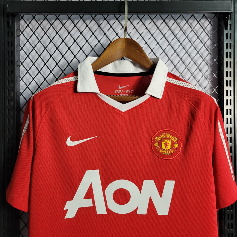 Camisa Manchester United Home 10/11 Retrô - Vermelha