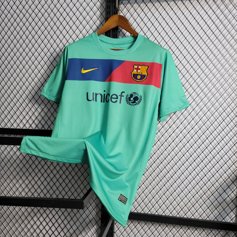 Camisa Barcelona 10/11 Retrô - Verde