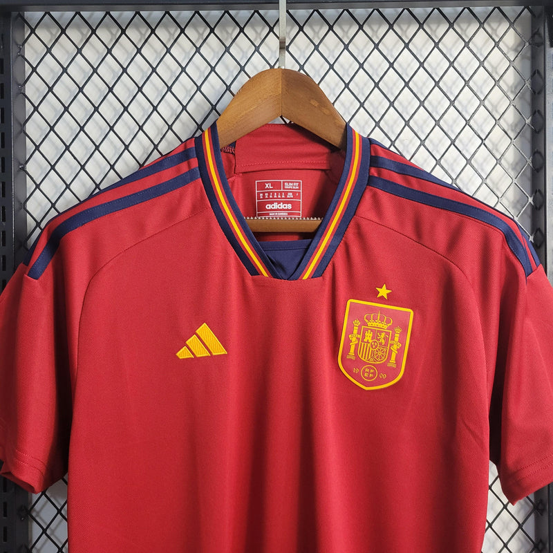 Camisa Espanha Home 2022 - Vermelha