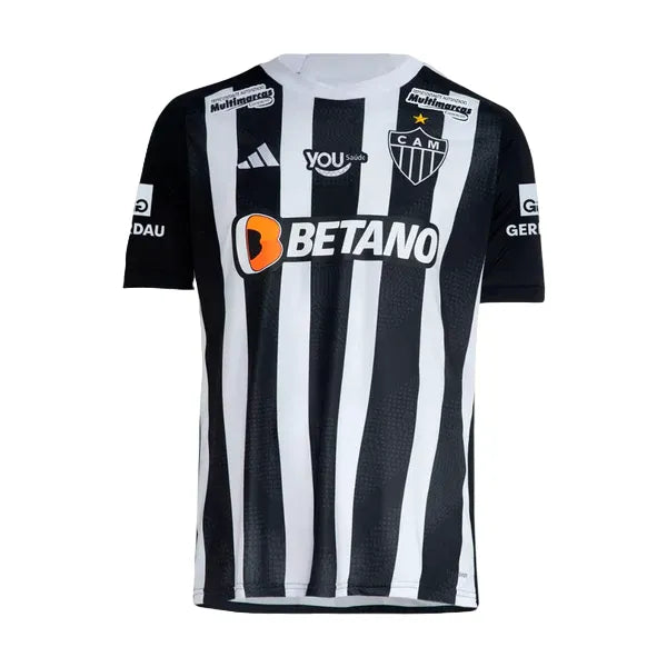 Camisa Atlético Mineiro Home 24/25 - Preta e Branca