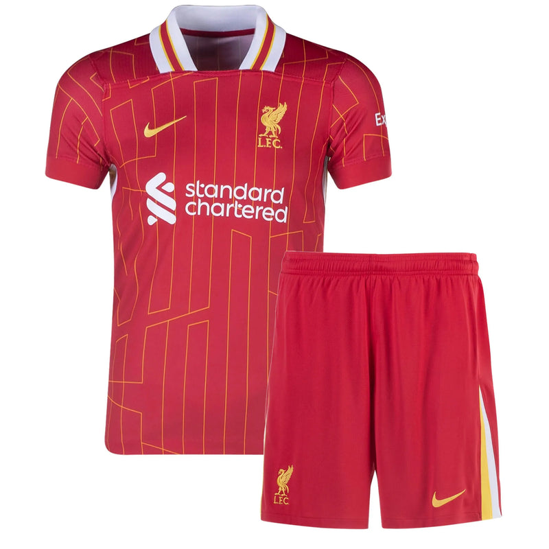 Conjunto Infantil Liverpool I 24/25 - Vermelho