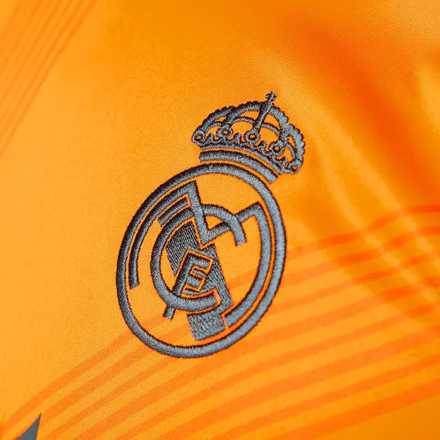 Camisa Real Madrid Away 24/25 Manga Longa - Laranja