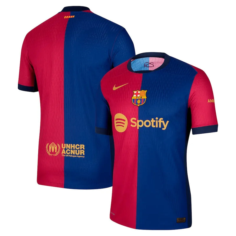 Camisa Barcelona Home 24/25 Jogador - Azul e Vermelha