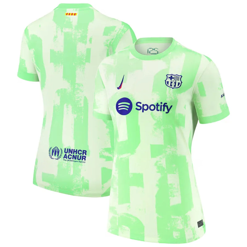 Camisa Barcelona Feminina Third 24/25 - Verde