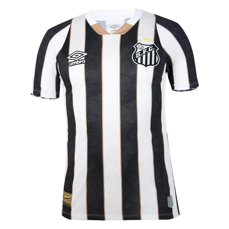 Camisa Santos Away 24/25 - Branca e Preta