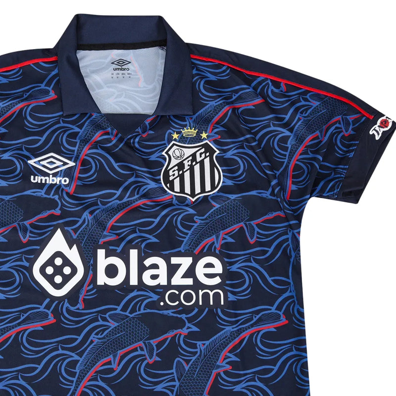 Camisa Santos Third 23/24 - Azul