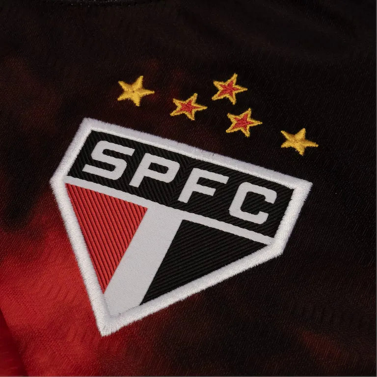 Camisa São Paulo Third 24/25 - Preta e Vermelha