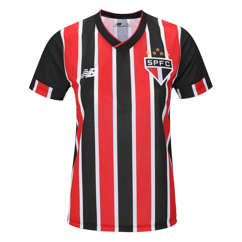 Camisa São Paulo Feminina Away 24/25 - Vermelha e Branca